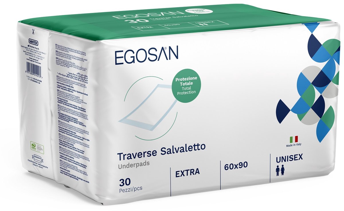 Egosan Underpads 60 x 90 cm - 1 paquet de 30 protections