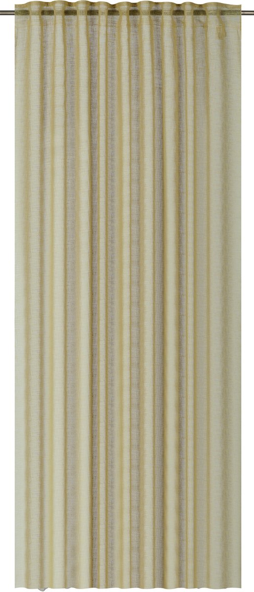 Elbersdrucke Gordijn met verborgen lussen Liem 255x140 cm curry