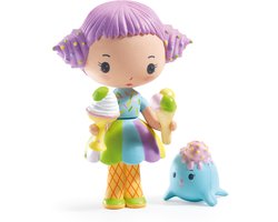 Djeco tinyly speelfiguur Tutti & Frutti - kleurrijk speelgoed.