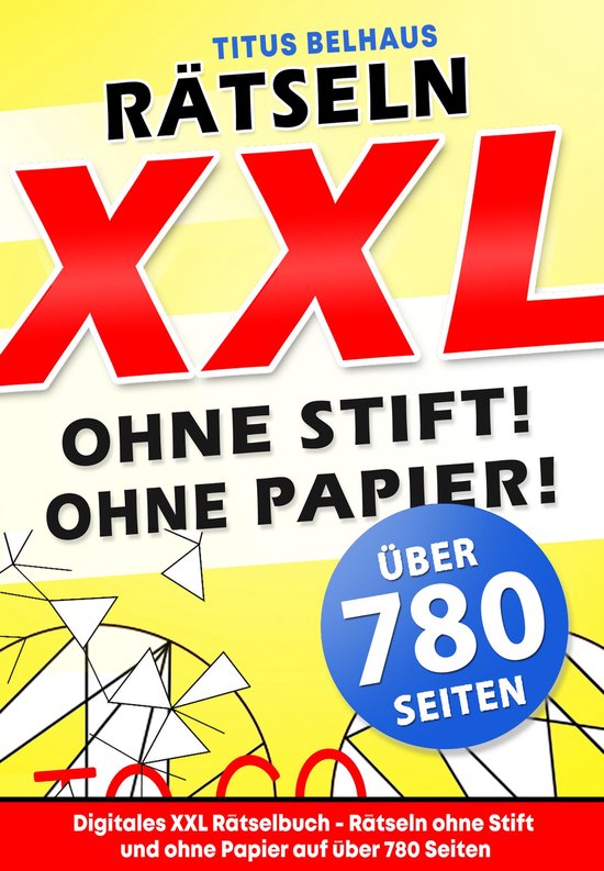 Digitales XXL Rätselbuch - Rätseln ohne Stift und ohne Pap ... - cover