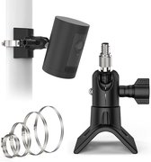 Lot De 2 Supports De Caméra Pour Ring Stick Up Cam, Support De Mât Support De Montage Mural Pour Ring Spotlight Cam Plus/Pro/Panneau Solaire/Pan Tilt, Accessoires Pour Caméra Extérieure Et Intérieure