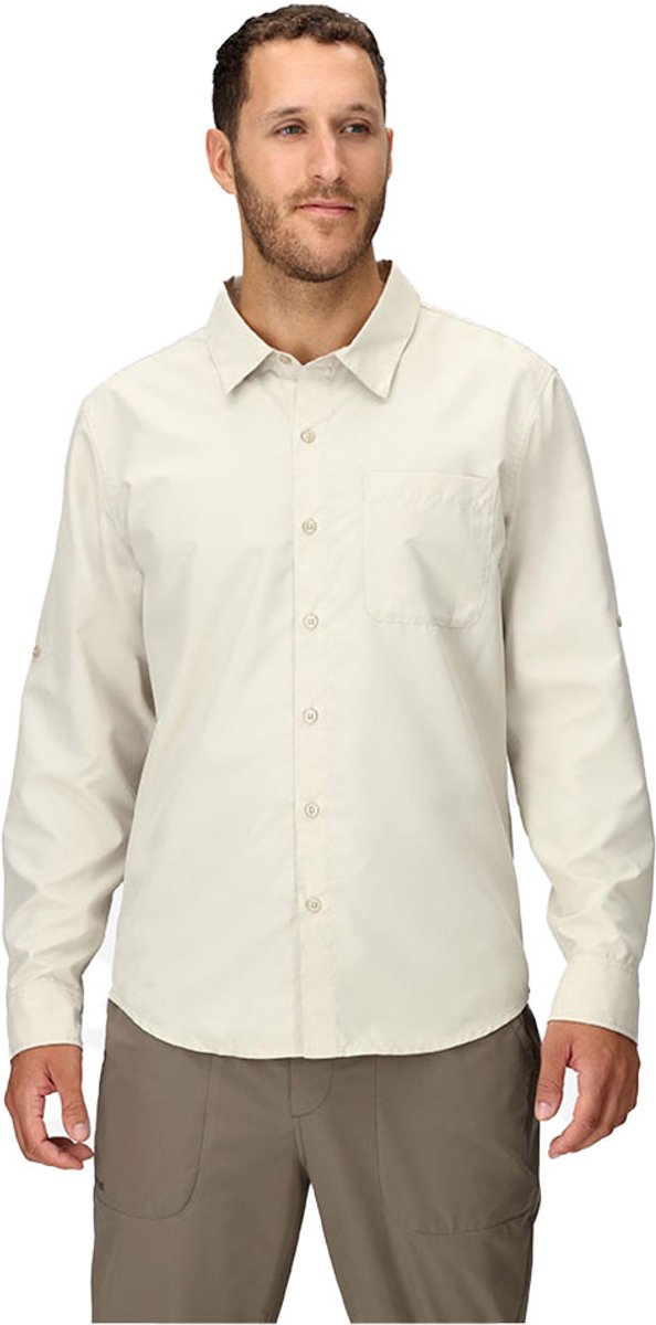 Marmot Airexchange Upf 40 Overhemd Met Lange Mouwen Beige S Man