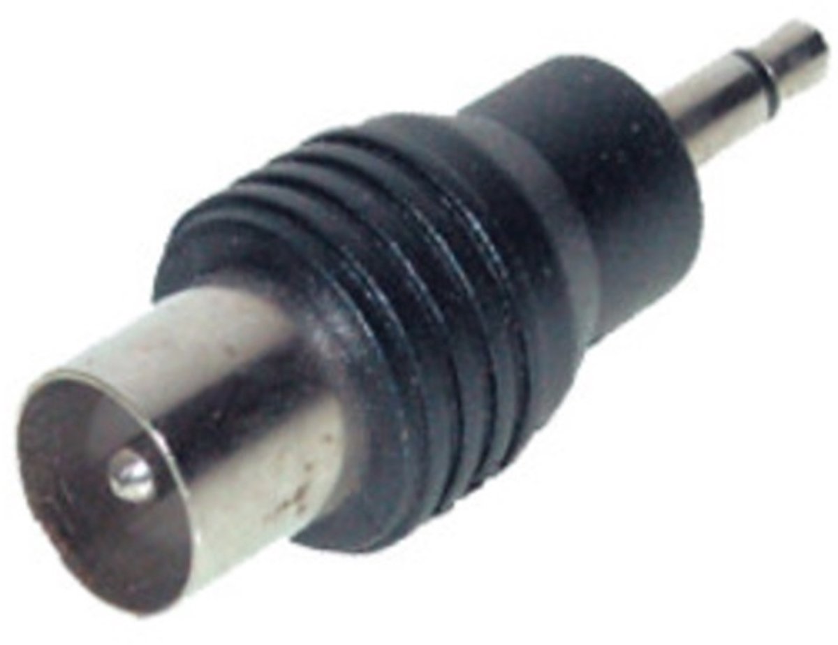 3,5mm Jack mono (m) - Coax IEC (m) adapter