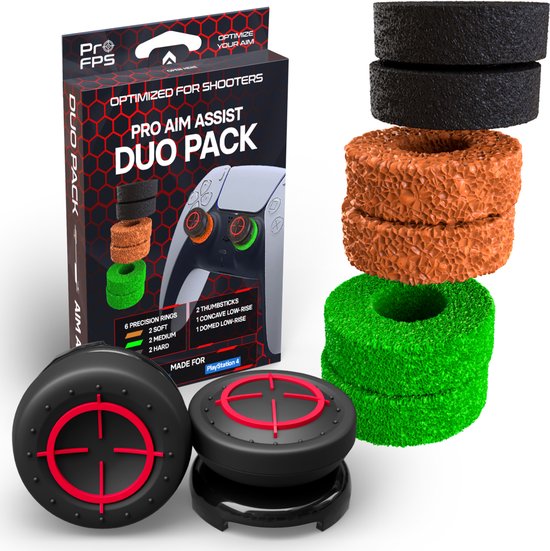 ProFPS Thumbsticks & Precision Rings Set - Geschikt voor PS5
