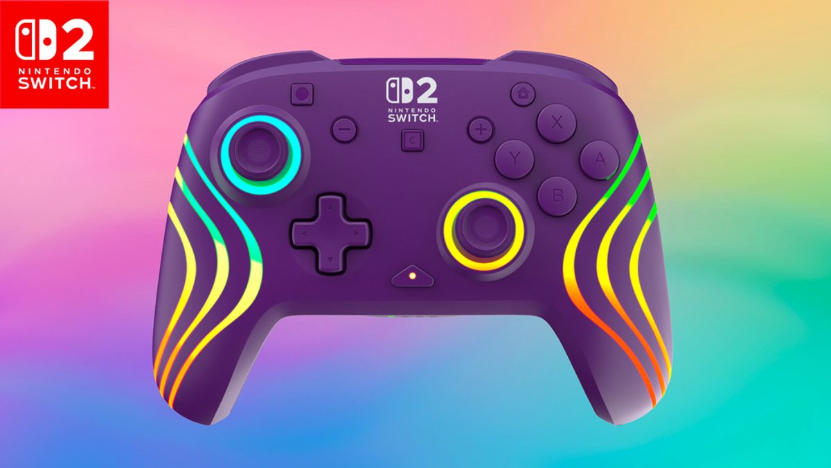 Turtle Beach Afterglow - Draadloze Controller - Nintendo Switch 2 - Paars – foto 2
