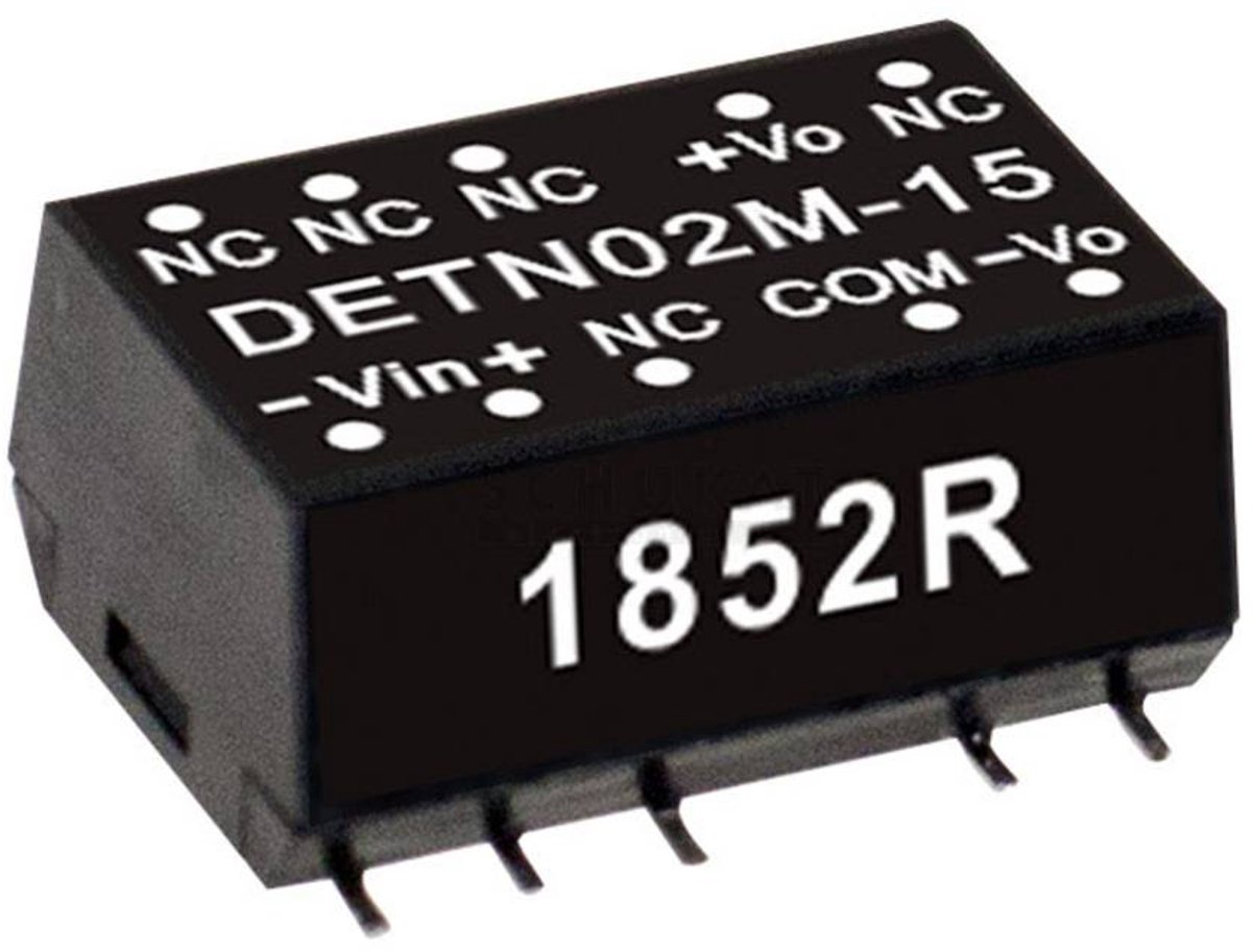 MW Mean Well DETN02N-12 DC/DC-convertermodule 84 mA 2 W Aantal uitgangen: 2 x Inhoud 1 stuk(s)