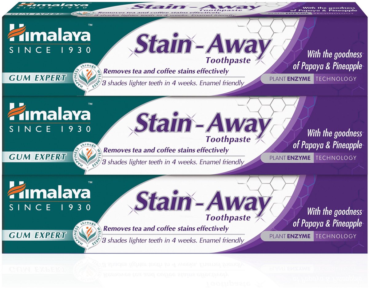 HIMALAYA - Tandpasta - kruiden - voor experts - verpakking 3 stuks.