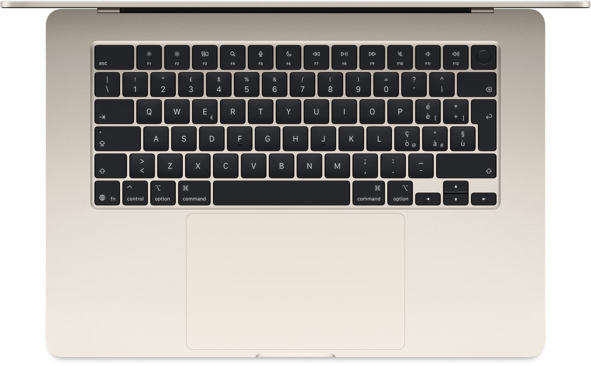 Apple MacBook Air 15" (2025) M4 Chip, 16GB RAM, 256GB SSD, IPS Display, 18 uur batterij, Sterrenlicht - Afbeelding 4