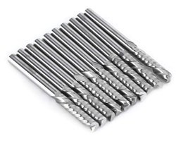 Allecto plus - Hardmetalen spiraalfrees set 4 mm schacht voor CNC-bewerking