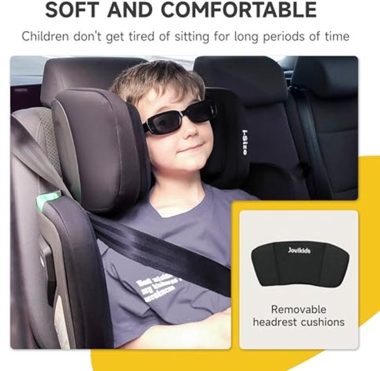 Opvouwbare Kinderstoel met ISOFIX voor Kinderen 3-12 Jaar - Veilig en Comfortabel Reisstoeltje — afbeelding 4