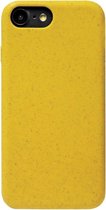 ADEL Tarwe Stro TPU Back Cover Softcase Hoesje Geschikt voor iPhone 6/ 6S - Duurzaam afbreekbaar Milieuvriendelijk Geel