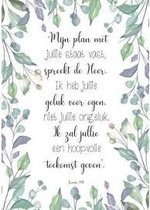 Poster A3 - Mijn plan staat vast