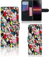 Wallet Book Case Sony Xperia L4 Telefoon Hoesje Birds