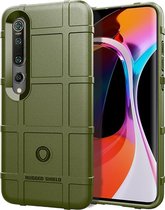 Voor Xiaomi Mi 10 / Mi 10 Pro Volledige dekking Shockproof TPU Case (Army Green)