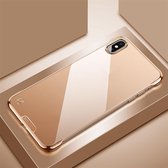 Voor iPhone XR SULADA randloze vergulde pc-beschermhoes (goud)