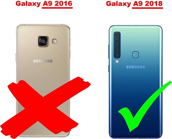 Samsung Galaxy A9 2018 - Coque en silicone - Zwart | bol