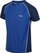 Regatta T-shirt Tornell Heren Wol/polyester Blauw Maat Xl