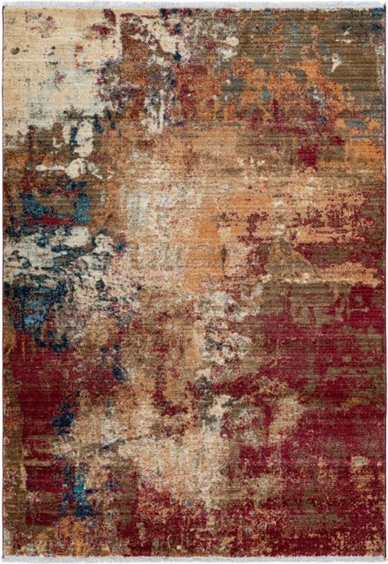 Flycarpets Modern Vloerkleed Colonia - Kleur: Rood - Afmeting: 160x230cm