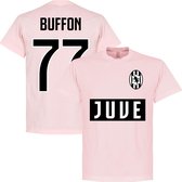 Juventus Buffon 77 Team T-Shirt - Roze - M