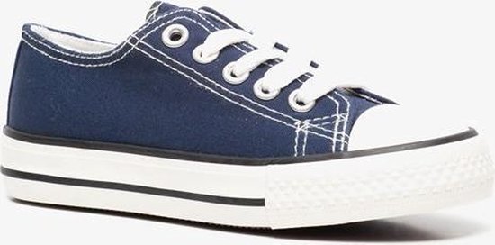 Canvas kinder gympen - Blauw - Maat 35 | bol.com