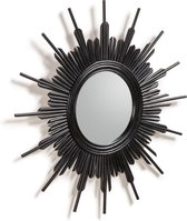 Kave Home - Marelli-spiegel Ø 70 cm met zwarte afwerking