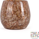 Vase design Fiore - Fidrio GOLD - verre, soufflé à la bouche - hauteur 12 cm