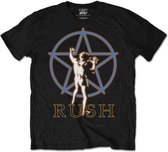 Rush Heren Tshirt -S- Starman Glow Zwart