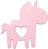Manhattan Toy Bijtring Unicorn Junior 17 Cm Siliconen Roze