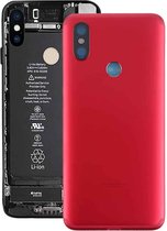 Achterkant voor Geschikt voor Xiaomi Mi 6X / A2 (rood)