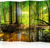 Kamerscherm - Scheidingswand - Vouwscherm - Forest Stream II [Room Dividers] 225x172 - Artgeist Vouwscherm