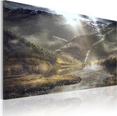 Schilderijen Op Canvas - Schilderij - The land of mists 120x80 - Artgeist Schilderij