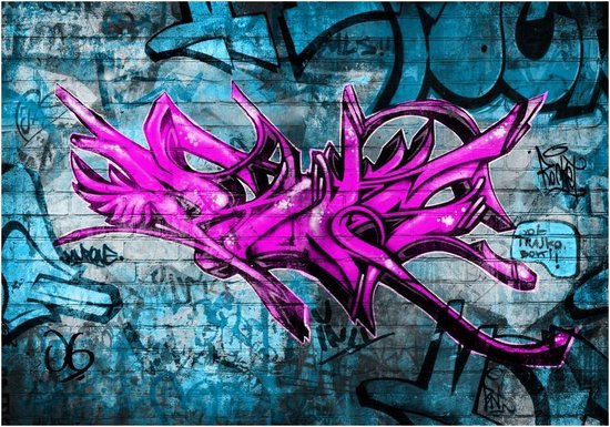 Papiers peints - Papier peint - Papiers peints - Graffiti anonyme 150x105 - Artgeist