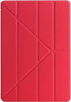 Shop4 - iPad 10.2 (2019/2020/2021) Hoes - Origami Smart Book Cover Rood