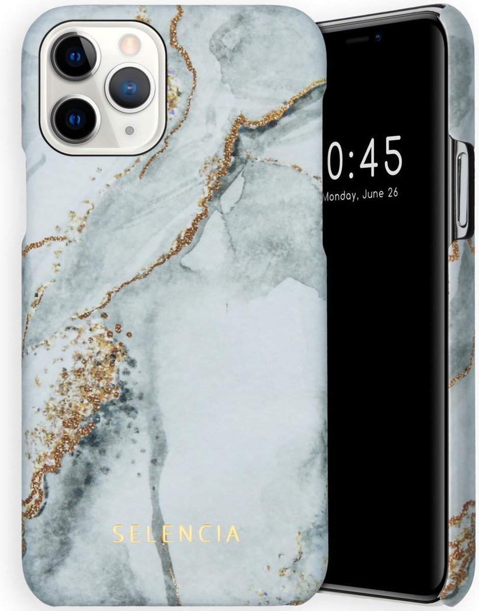 Selencia Maya Fashion Backcover iPhone 11 Pro hoesje - Marble Stone