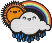 Grindstore Patch Rainbow Sky Multicolours