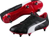 Puma Voetbalschoenen Esito Heren Leer Zwart/wit/rood Maat 42