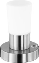 LED Tafellamp - Trion Crostila - 4W - Warm Wit 3000K - Rond - Mat Nikkel - Aluminium - OSRAM LEDs - BSE