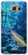 Samsung Galaxy S6 Hoesje Transparant TPU Case - Coral Reef #ffffff