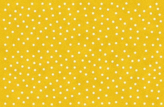 Mat, Vloermat, Vloerkleed, Tapijt, Kind - Kinderkamer Yellow Dots - Wasbaar - Antislip -175 x 115 cm