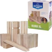 Outdoor Play Kubb spel XL -  Speelgoed - Extra grote uitvoering - Geleverd met draagzak - Inclusief spelregels