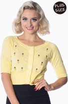 Dancing Days Cardigan -4XL- PINEAPPLE Geel