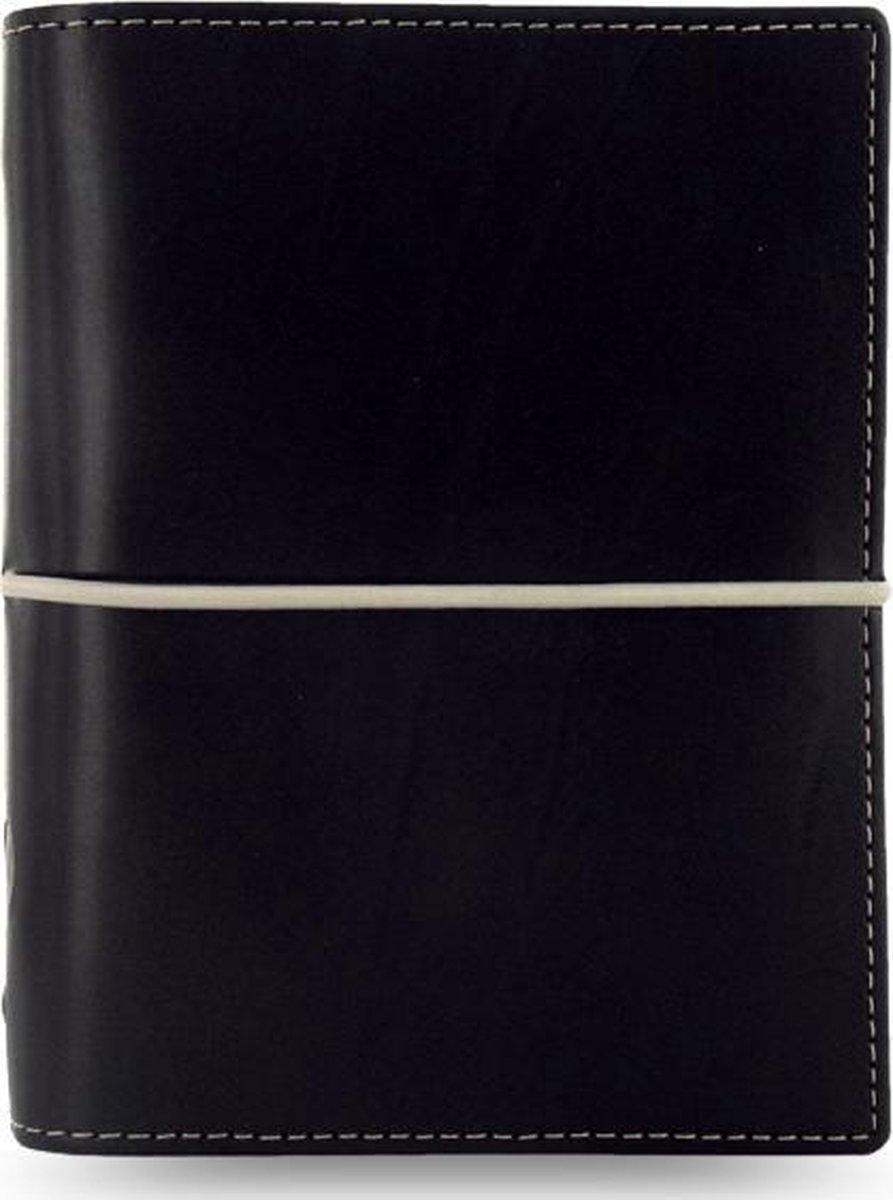 Filofax Domino Pocket persoonlijke organizer Kunstleer, Suede Zwart
