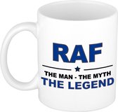 Raf The man, The myth the legend cadeau koffie mok / thee beker 300 ml