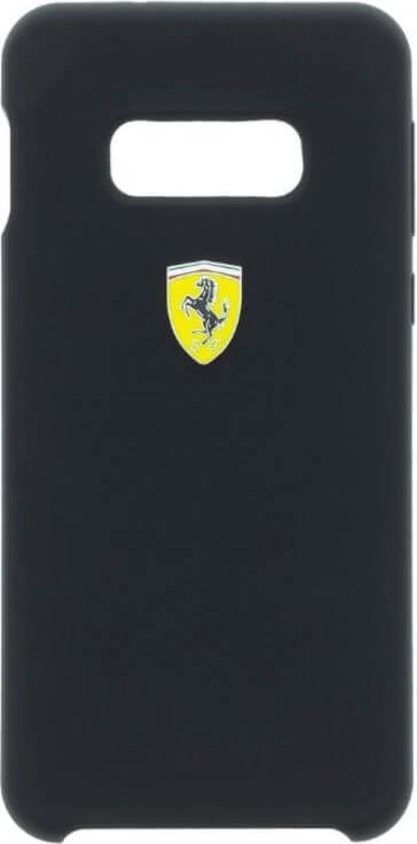 Ferrari Plain Backcase Hoesje Samsung Galaxy S10e - Zwart