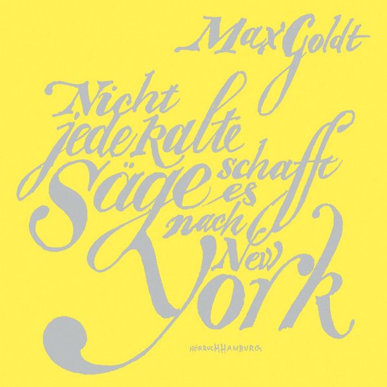 Nicht jede kalte Säge schafft es nach New York - cover