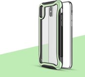 Voor iPhone XS / X Blade-serie Transparant acryl Beschermhoes (groen)