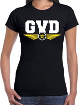 GVD fout tekst t-shirt zwart voor dames S