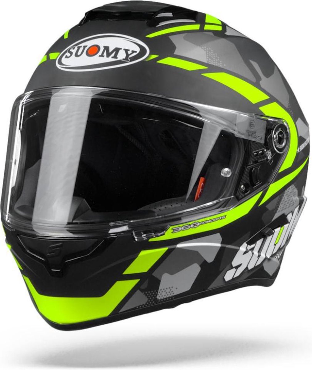 Suomy Stellar Race Squad Mat Geel XXL