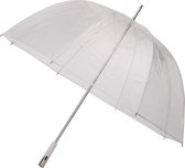 Impliva Koepel - Paraplu - � 111 cm - Transparant Wit