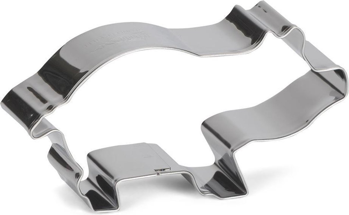 Patisse Uitsteekvorm Varken 8 Cm Rvs Zilver